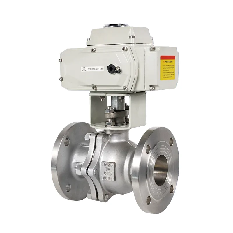 इलेक्ट्रिक स्टेनलेस स्टील Flanged बल भल्भ