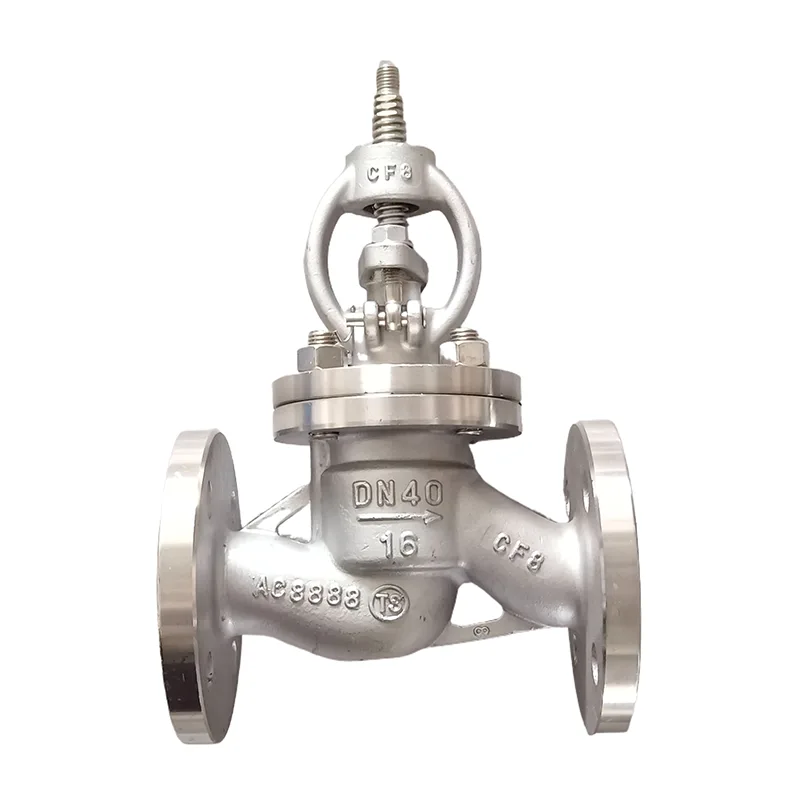 स्टेनलेस स्टील 304 Flanged ग्लोब भल्भ