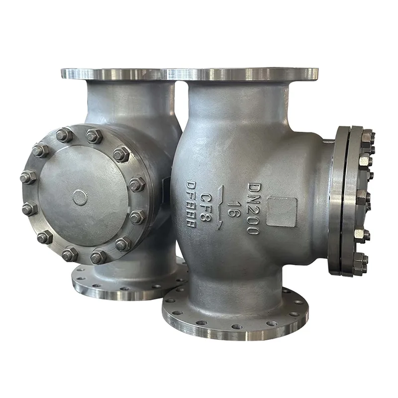 स्टेनलेस स्टील Flanged चेक भल्भ